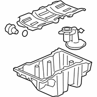 OEM 2014 Cadillac ATS Oil Pan - 12630705