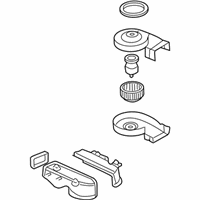 OEM 1998 Ford Explorer Blower Assembly - F87Z-18456-AA