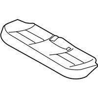 OEM 2015 BMW ActiveHybrid 5 Foam Section, Seat - 52-20-9-162-836