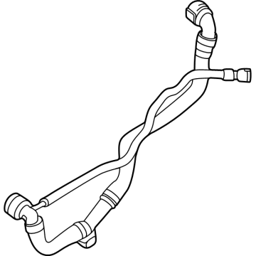 OEM 2022 BMW M340i HOSE, RADIATOR - 17-12-8-654-860