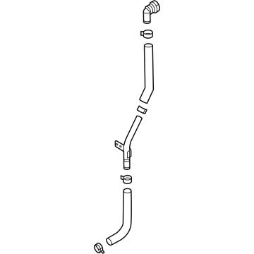 OEM 2022 Hyundai Elantra Hose Assembly-Inverter Radiator, Lo - 25436-BY000