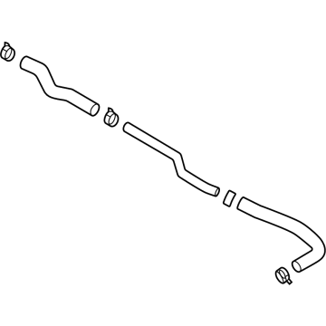 OEM Hyundai Elantra Hose Assembly-Inverter Radiator, Up - 25435-BY000