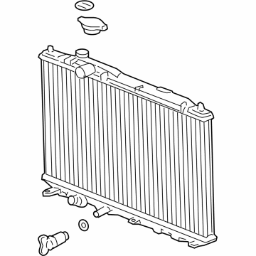 OEM 2022 Honda Civic W-RADIATOR - 19010-64S-A01