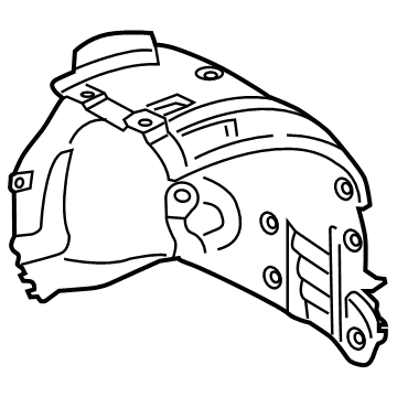 OEM 2022 BMW M8 Gran Coupe COVER, WHEELHOUSING, REAR, F - 51-71-8-060-089