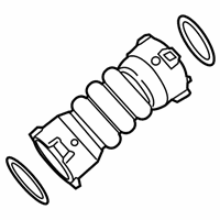 OEM 2018 BMW 540d xDrive Intercooler Hose - 11618571024