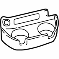 OEM 2001 GMC Safari Holder Asm-Instrument Panel Cup *Neutral - 15049804