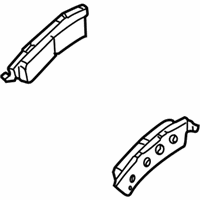 OEM 2002 Oldsmobile Bravada Pad Kit, Rear Disc Brake - 19122385