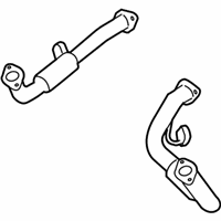 OEM 2009 Kia Borrego Muffler Assembly-Front - 286102J155
