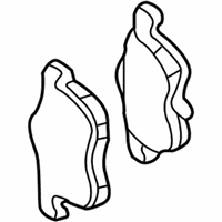 OEM Infiniti M45 Rear Disc Brake Pad Kit - 44060-AR085