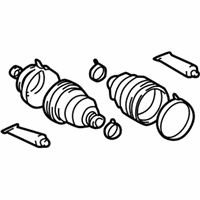 OEM 1999 Lexus RX300 Boot Kit, Rear Drive Shaft - 04437-48010