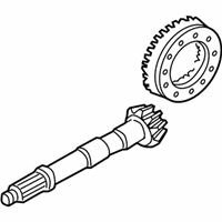 OEM 2017 Infiniti QX80 Gear Set-Final Drive - 38100-1LC1A