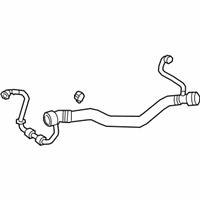 OEM BMW Z4 HOSE, RADIATOR - 17-12-8-654-801