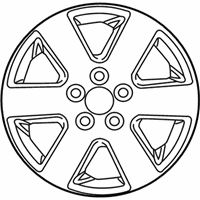 OEM 2007 Toyota Sienna Wheel, Alloy - 42611-AE031