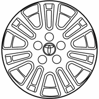OEM 2009 Toyota Sienna Wheel, Alloy - 42611-08040