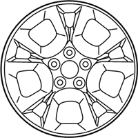 OEM 2006 Toyota Sienna Wheel, Alloy - 42611-AE041