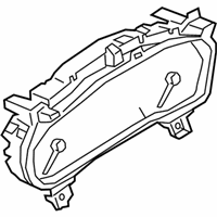 OEM 2021 Ford Transit Connect Cluster Assembly - KT1Z-10849-EA