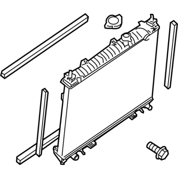 OEM 2021 Nissan Frontier Radiator Assy - 21410-9BT1A