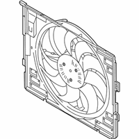 OEM 2019 BMW i8 Engine Cooling Fan Assembly - 17-42-7-649-150