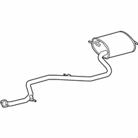 OEM 2022 Toyota Corolla Muffler & Pipe - 17430-37700