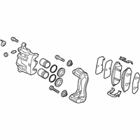 OEM Kia Sorento Front Brake Assembly, Left - 58110C6000