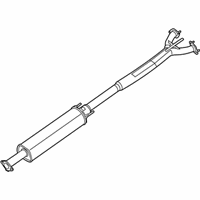 OEM 2016 Nissan Maxima Exhaust Muffler Assembly - 20300-ZX70A