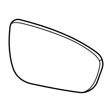 OEM 2021 Nissan Rogue Glass-Mirror, RH - 96365-6RF1A