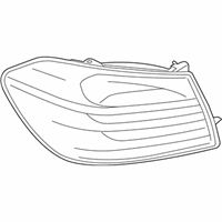 OEM BMW 435i Gran Coupe Rear Light In The Side Panel, Left - 63-21-7-296-099