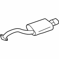 OEM 2001 Nissan Maxima Exhaust, Main Muffler Assembly - 20100-3Y380