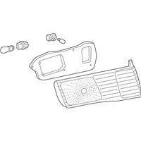 OEM 2001 Toyota Camry Combo Lamp Assembly - 81670-AA030