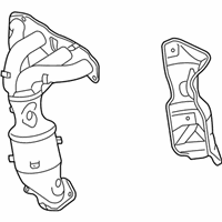 OEM Nissan Rogue Exhaust Manifold With Catalytic Converter Passenger Side - 14002-CZ30E