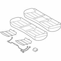 OEM 2017 Hyundai Elantra Cushion Assembly-Rear Seat - 89100-F3000-XFZ