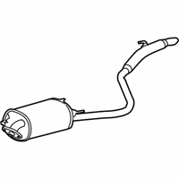 OEM 2015 Toyota Sienna Muffler & Pipe - 17430-0P250