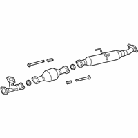 OEM 2016 Toyota Sienna Converter & Pipe - 17420-0P310