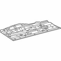 OEM 2022 Lexus RC F Pan, Front Floor, LH - 58112-24050