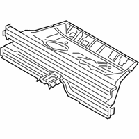 OEM 2017 BMW X1 FLOOR PANEL, REAR - 41-00-7-402-278