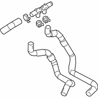 OEM Lexus NX450h+ Hose Assembly, Water By - 16260-F0021