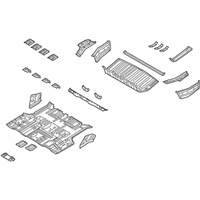 OEM 2017 Kia Sedona Panel Complete-Rear - 65510A9700