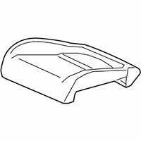 OEM 2020 Honda Civic Pad, Left Front Seat Cushion - 81537-TBA-A61