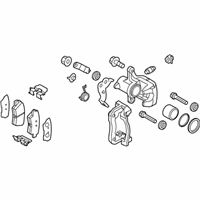 OEM Kia Soul Brake Assembly-Rear Wheel - 58210B2200