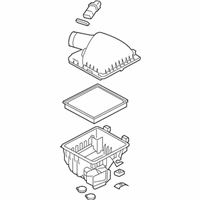 OEM 2007 Ford Mustang Air Cleaner Assembly - AR3Z-9600-D