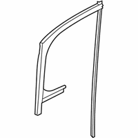 OEM Nissan Glass Run-Rear Door Window, LH - 82331-1FA2B