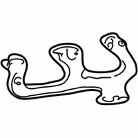 OEM 1995 GMC K1500 Engine Exhaust Manifold Assembly - 10045321