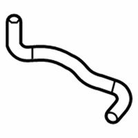 OEM 2008 Saturn Aura Radiator SURGE TANK Outlet Hose - 25953365