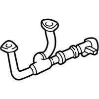 OEM 2001 Acura MDX Pipe A, Exhaust - 18210-S3V-A01