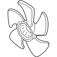 OEM 2001 Honda Civic Fan, Cooling (Denso) - 19020-PLC-003