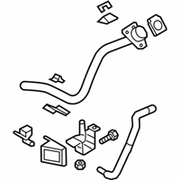 OEM 2012 Hyundai Azera Filler Neck & Hose Assembly - 31030-3V500