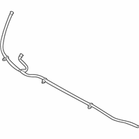 OEM BMW 128i Hose Line, Headlight Cleaning System - 61-67-7-892-579