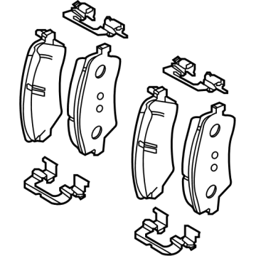 OEM 2022 Hyundai Ioniq 5 PAD KIT-FRONT DISC BRAKE - 58101-GIA00