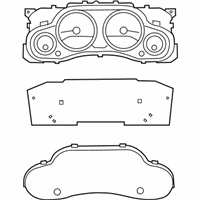 OEM 2011 Jeep Wrangler Cluster-Instrument Panel - 68060701AD