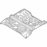 OEM Kia Soul Panel Assembly-Rear Floor - 655102K350